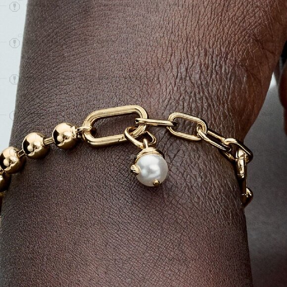 Pandora ME Snake Pearlescent Mini Dangle Charm - Picture 2 of 2